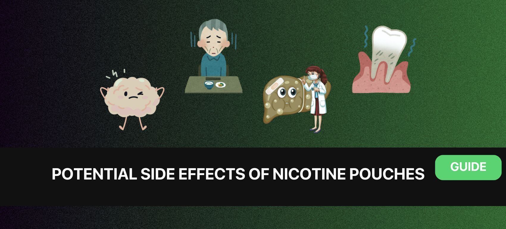 Potential side effects of nicotine pouches