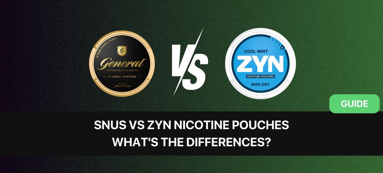 Snus vs ZYN Nicotine Pouches: What's The Differences?