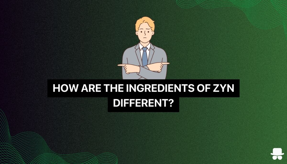 an image of a man holding zyns showing how the ingredients are different