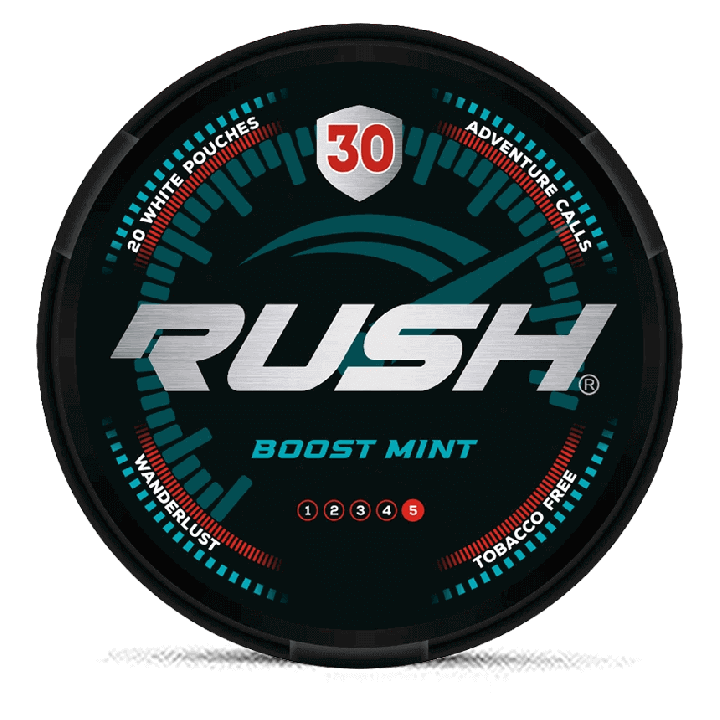 RUSH Boost Mint Product Label