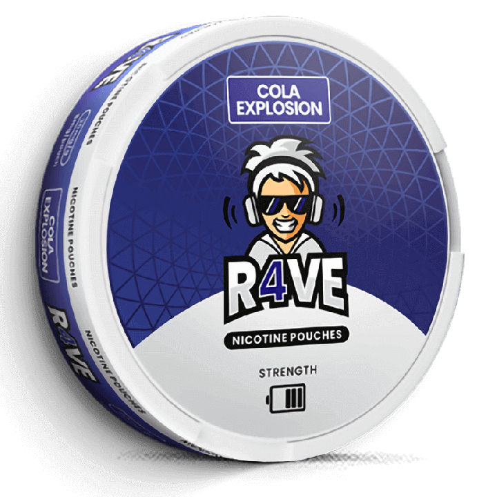 R4VE Cola Explosion 10 mg Product Label