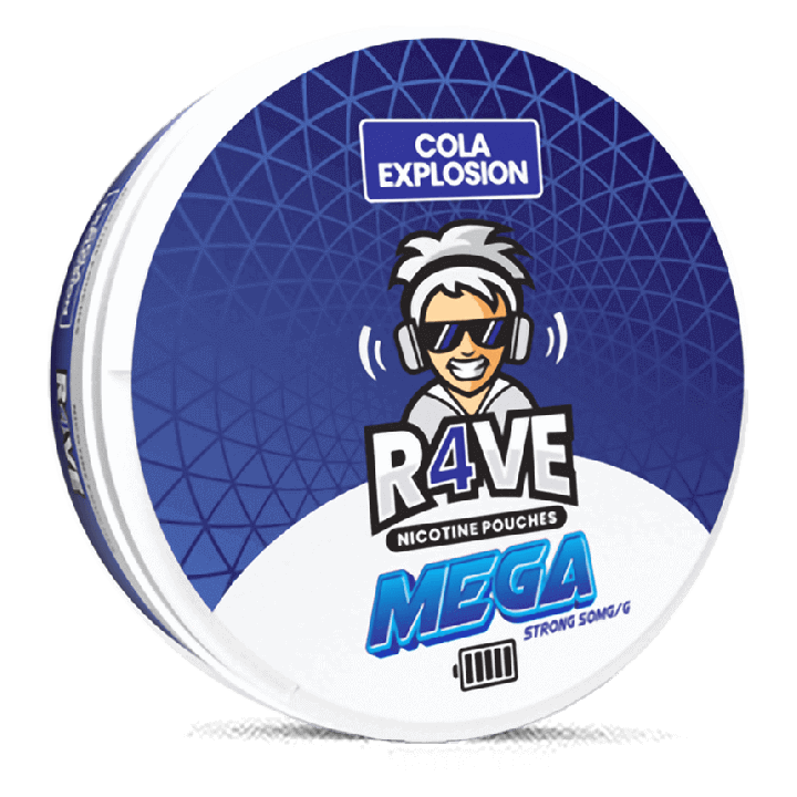 R4VE Cola Explosion 50 mg Product Label