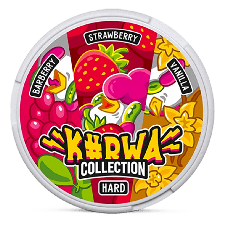 Kurwa Collection Barberry - Strawberry - Vanilla Product Label