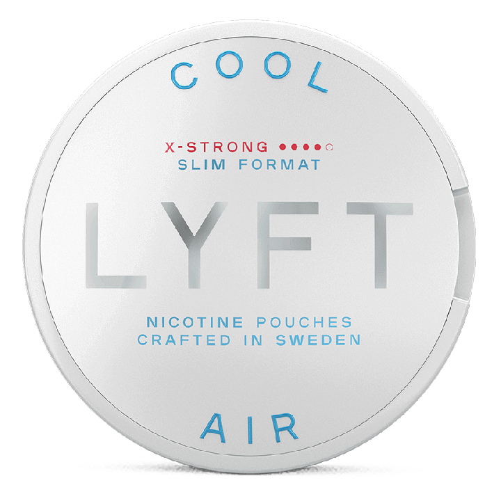 LYFT Cool Air Slim X-Strong All White Portion Product Label