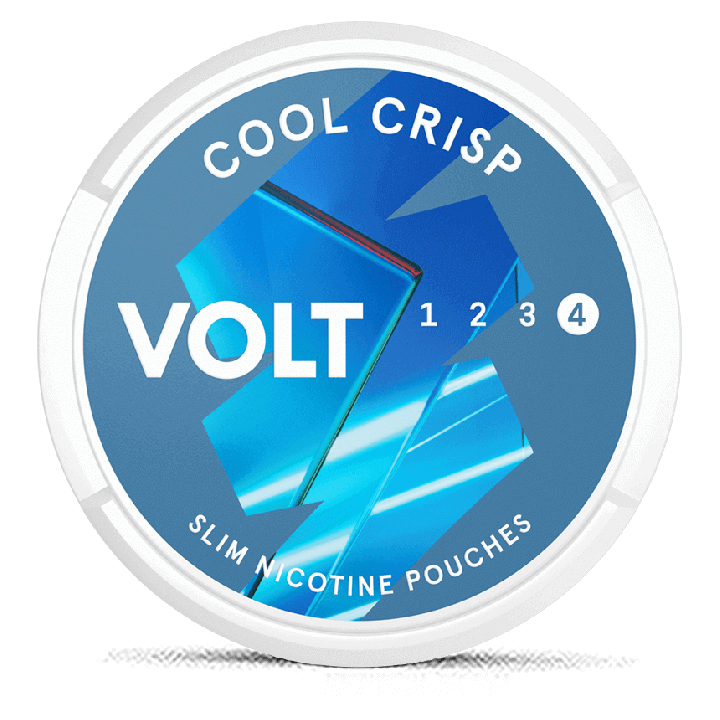 VOLT Cool Crisp Slim Extra Strong snus can at Snusdaddy.com