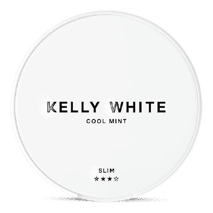 Kelly White Cool Mint Slim Product Label