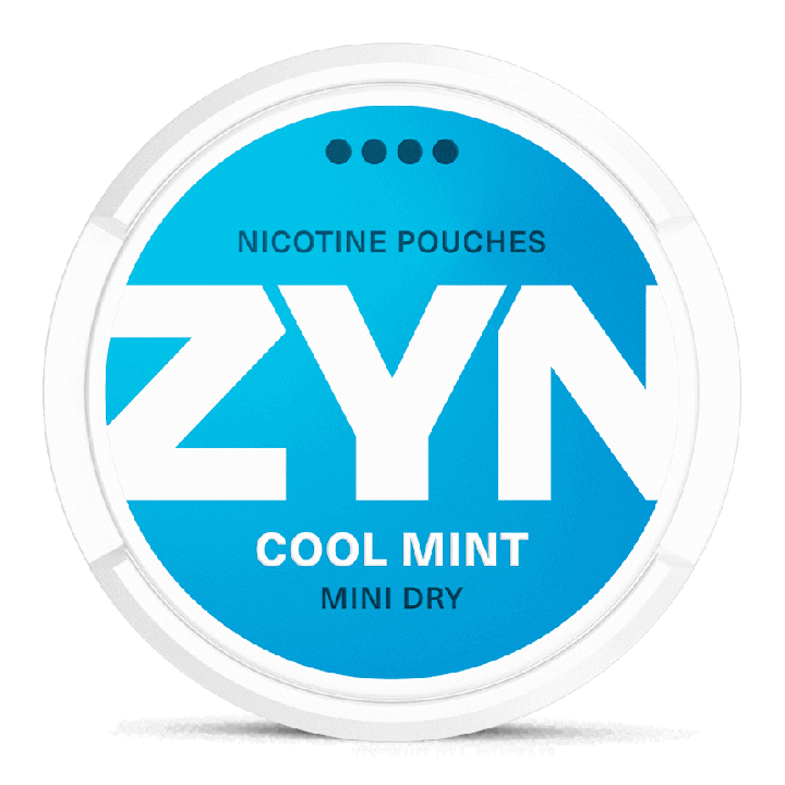 ZYN Mini Dry Cool Mint 6 mg Product Label