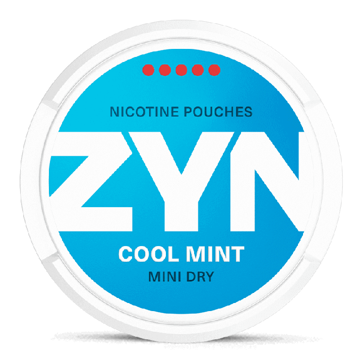 ZYN Mini Dry Cool Mint 9 mg Product Label