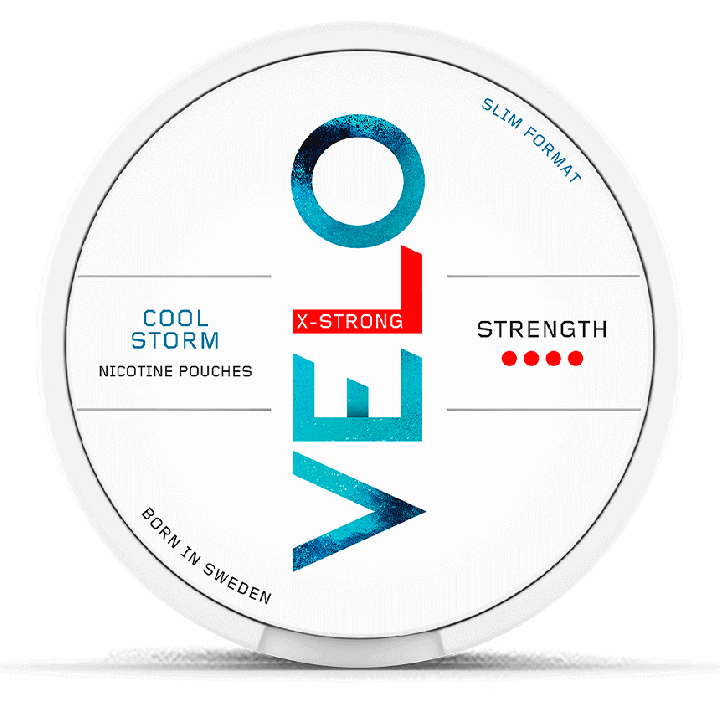 VELO Cool Storm X-Strong Product Label