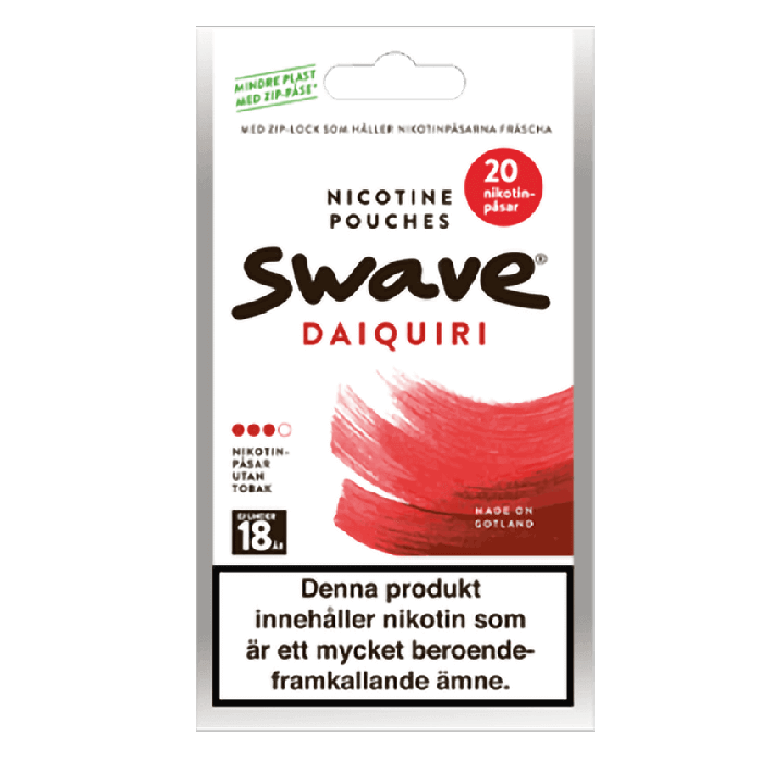 Swave Daiquiri Zip-bag snus can at Snusdaddy.com