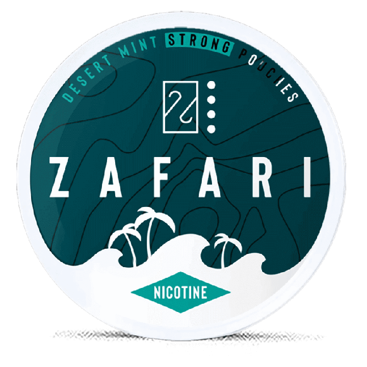 Zafari Desert Mint Extra Strong snus can at Snusdaddy.com