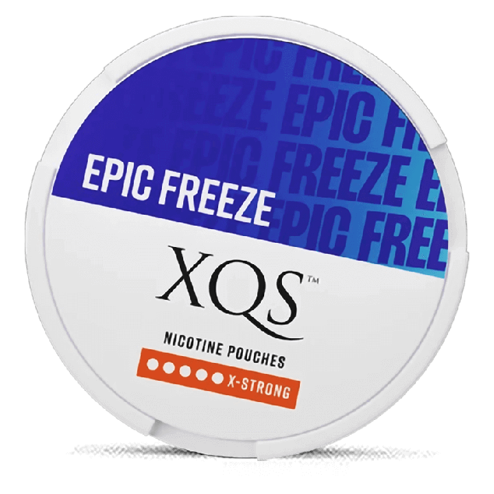 XQS Epic Freeze Extra Strong Product Label