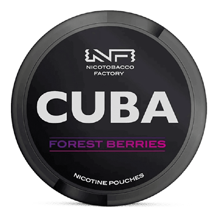 CUBA Black Forest Berries Slim Product Label