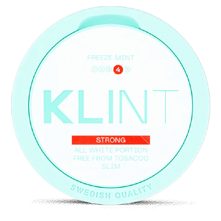 Klint Freeze Mint snus can at Snusdaddy.com