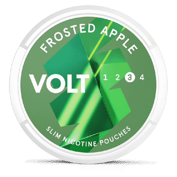 VOLT Frosted Apple Slim Strong snus can at Snusdaddy.com