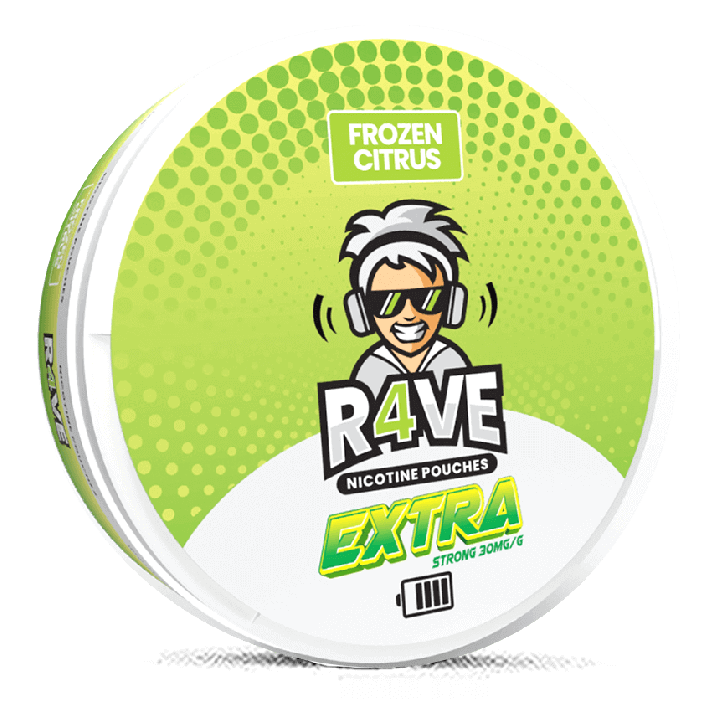 R4VE Frozen Citrus 30 mg Product Label