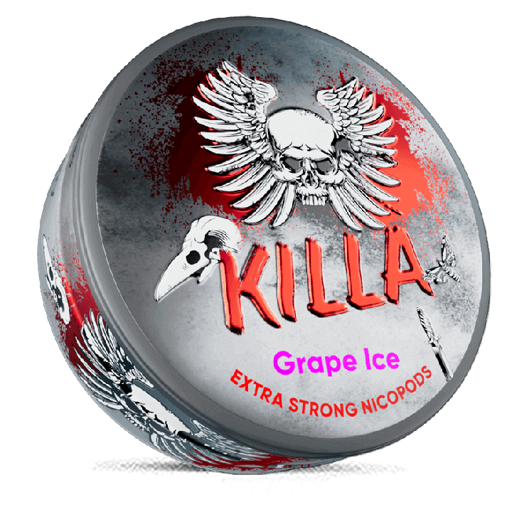 Killa Grape Ice Product Label