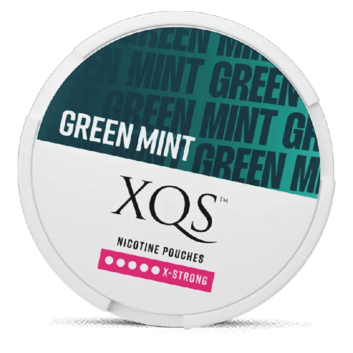 XQS Green Mint Extra Strong Product Label