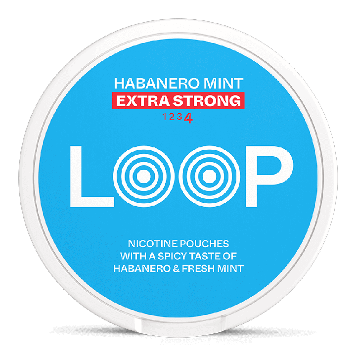 LOOP Habanero Mint Extra Strong Product Label