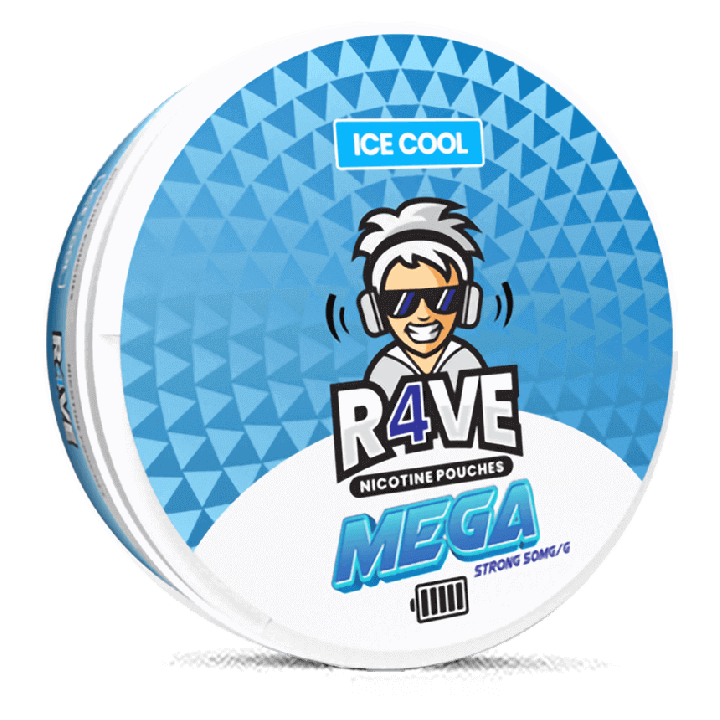 R4VE Ice Cool 50 mg Product Label