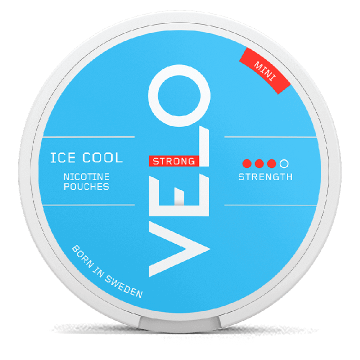 VELO Ice Cool Mint Mini Strong  Product Label