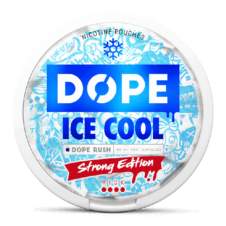 DOPE Ice Cool Strong Product Label