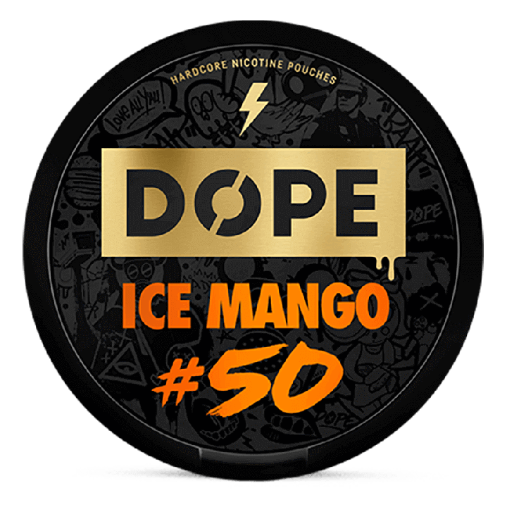 DOPE Ice Mango No. 50 Product Label