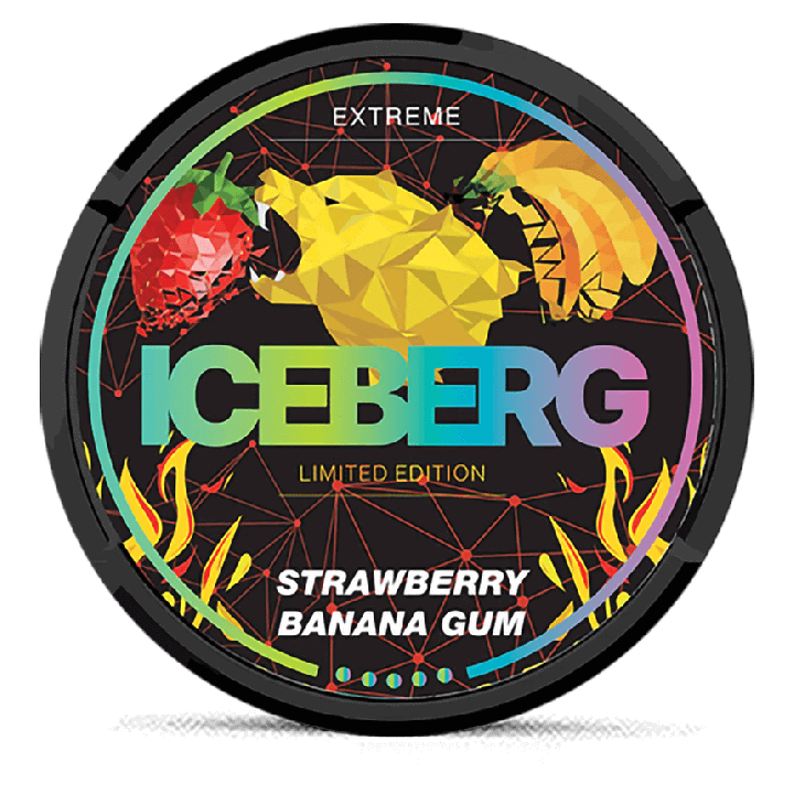 Iceberg Strawberry Banana Gum