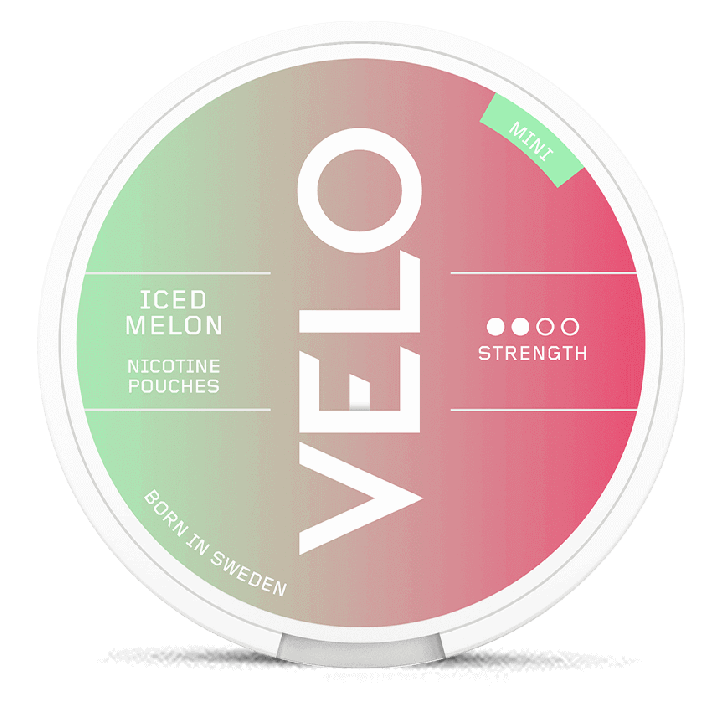 VELO Iced Melon Mini Product Label