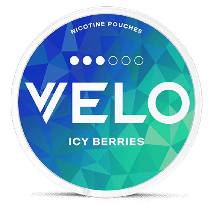 VELO Icy Berries Product Label