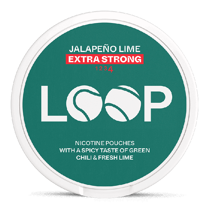 LOOP Jalapeno Lime Extra Strong Product Label