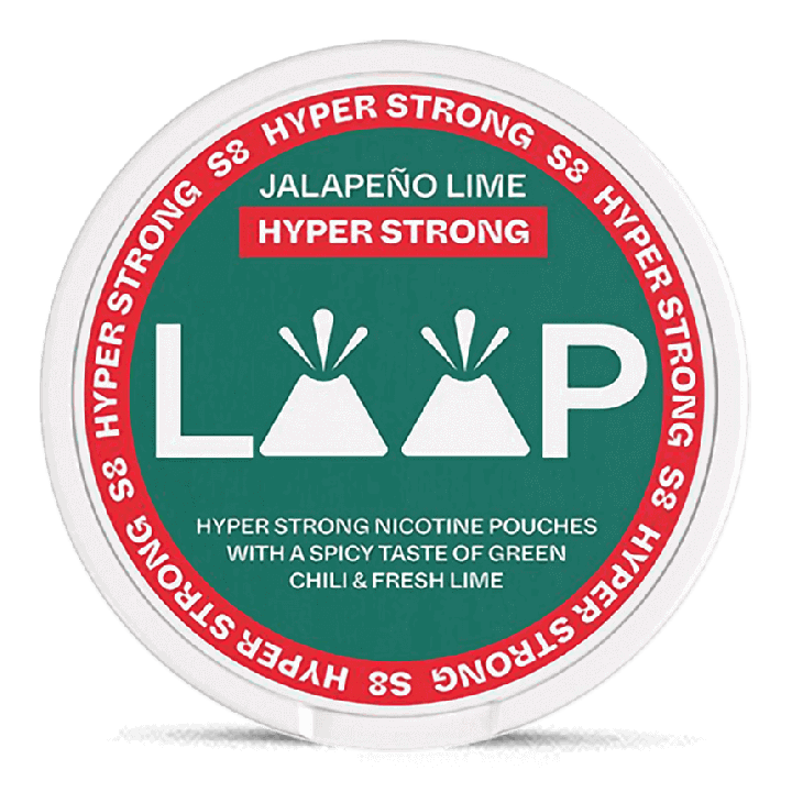 LOOP Jalapeno Lime Hyper Strong Product Label