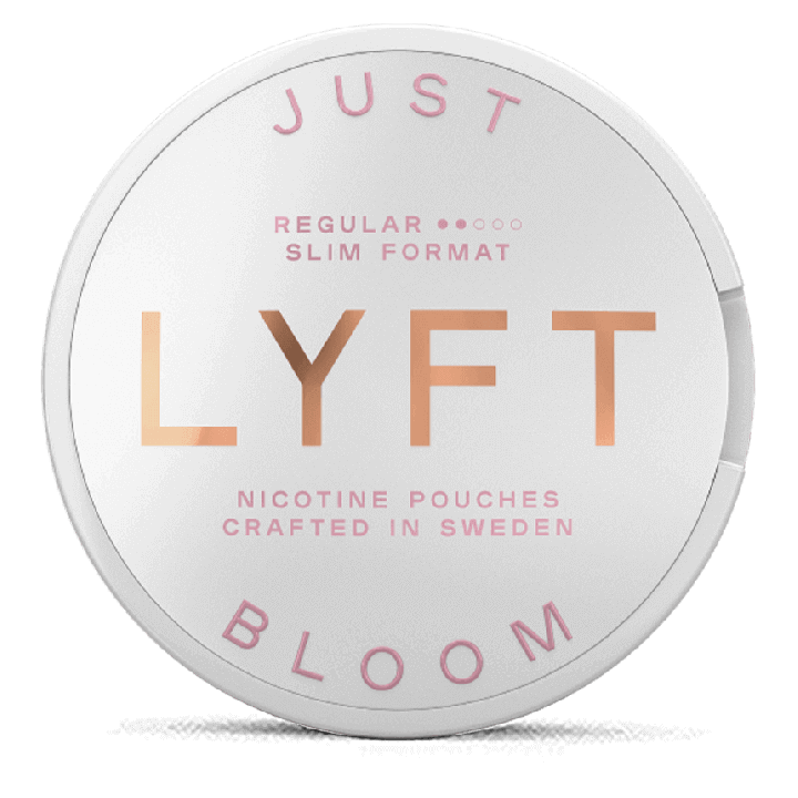 LYFT Just Bloom Slim Strong All White Portion Product Label