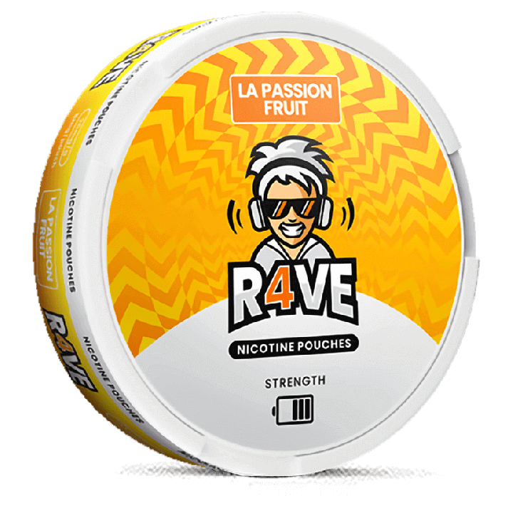 R4VE La Passion Fruit 10 mg Product Label