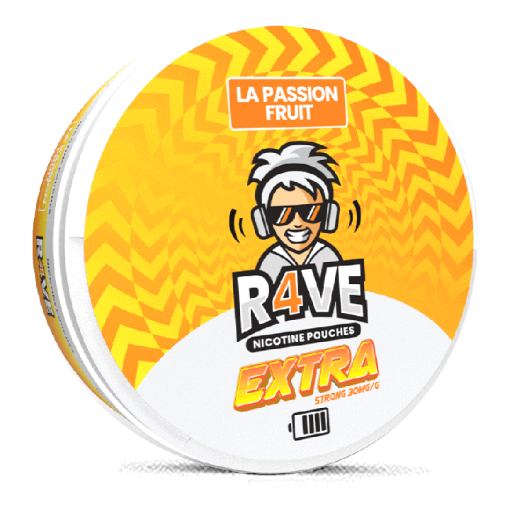 R4VE La Passion Fruit 30 mg Product Label