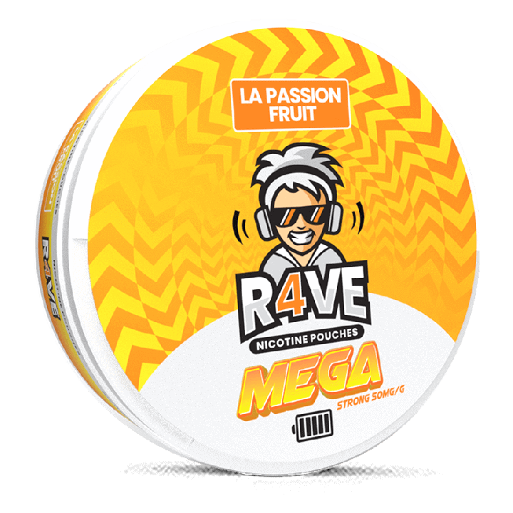 R4VE La Passion Fruit 50 mg Product Label