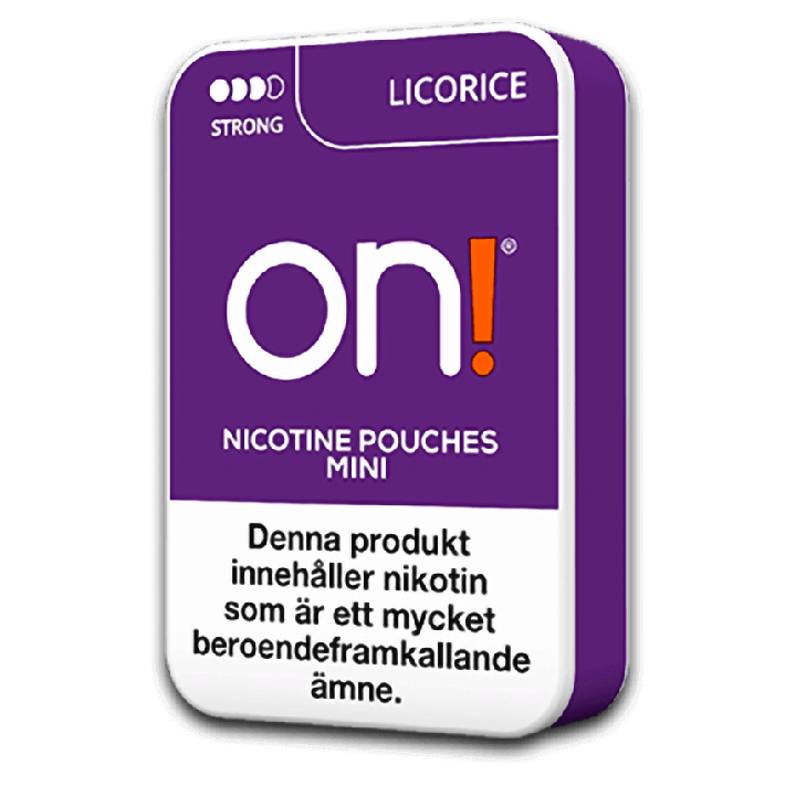 on! Licorice 6 mg Product Label