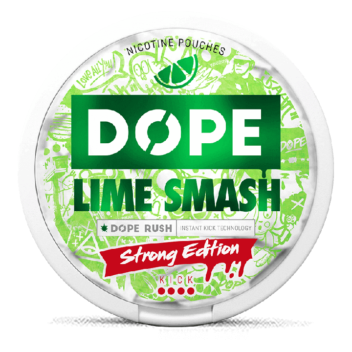 DOPE Lime Smash Strong Product Label