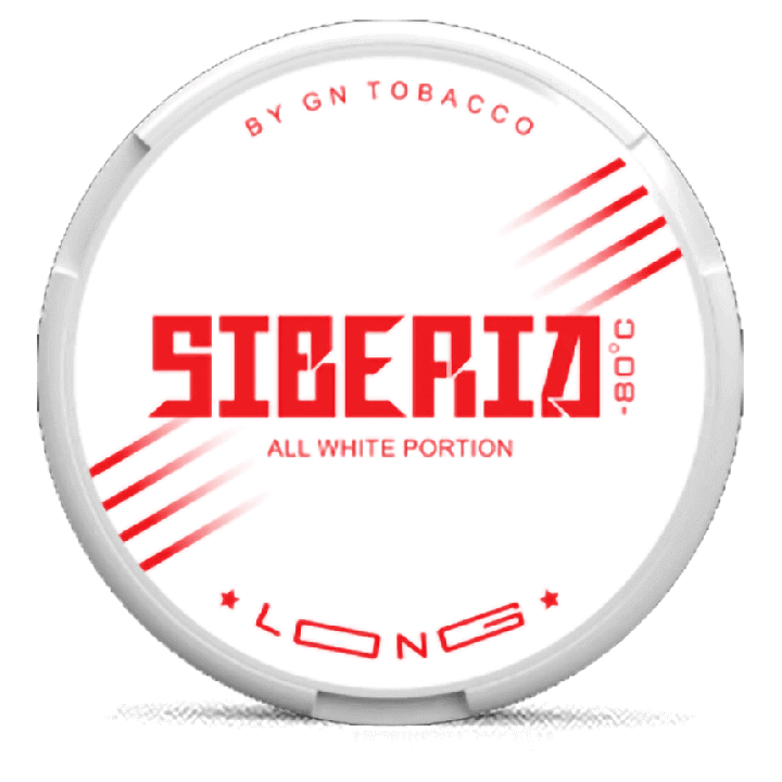 Siberia -80 All White Long Portion Product Label