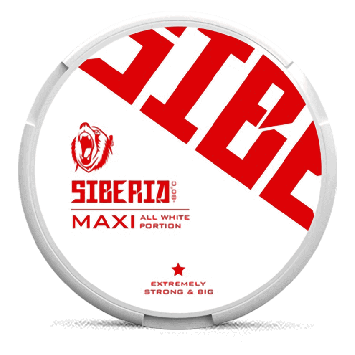 Siberia -80 All White Maxi Portion Product Label