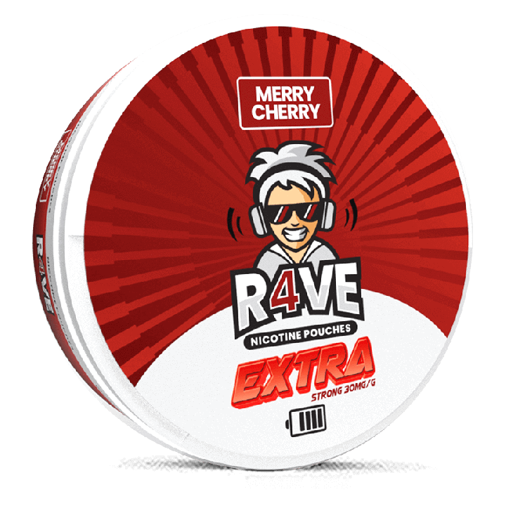 R4VE Merry Cherry 30 mg Product Label