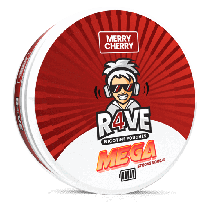 R4VE Merry Cherry 50 mg Product Label