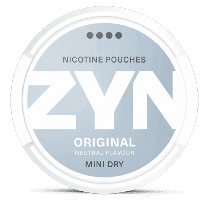 ZYN Mini Dry Original 6 mg Product Label