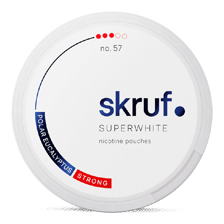 Skruf Superwhite no. 57 Polar Eucalyptus Strong