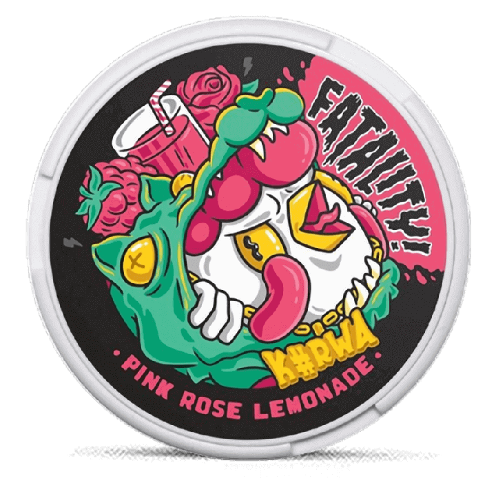 Kurwa FATALITY Pink Rose Lemonade Product Label