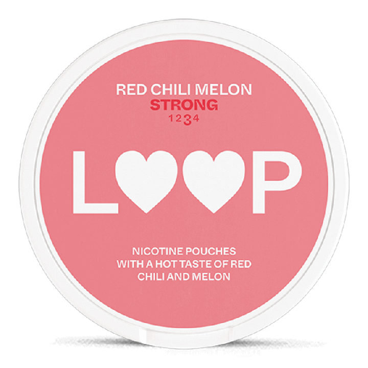 LOOP Red Chili Melon Strong Product Label