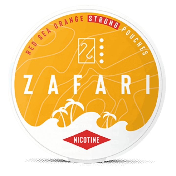 Zafari Red Sea Orange Extra Strong snus can at Snusdaddy.com