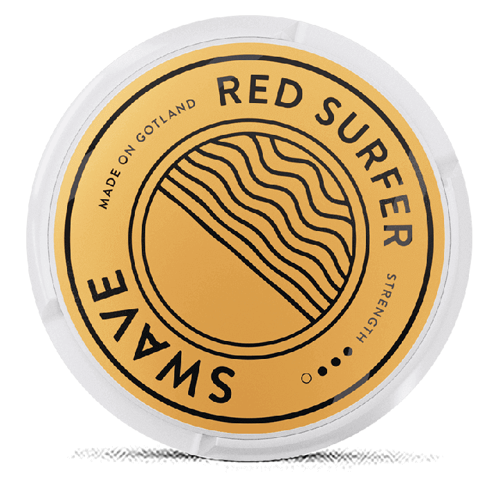 Swave Factory Batch I: Red Surfer snus can at Snusdaddy.com