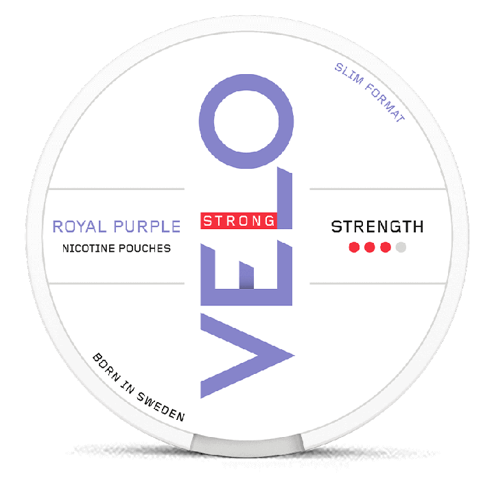 VELO Royal Purple Product Label