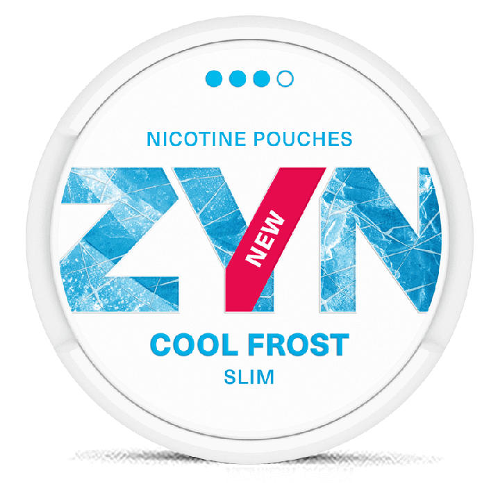 ZYN Slim Cool Frost Strong Product Label